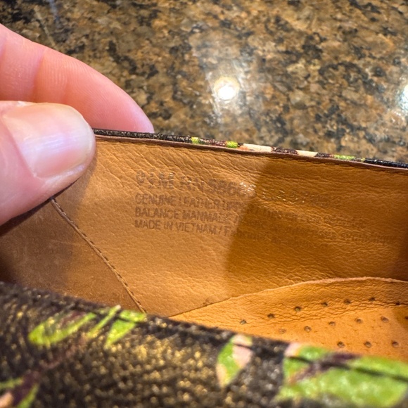 Halogen 9.5 Women's Halogen Teagen Sneakers Platform Floral Leather Shoes - Picture 6 of 9